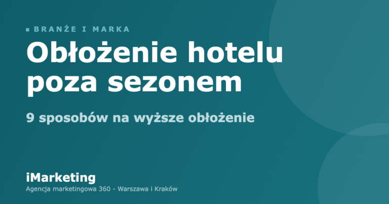 obłożenie hotelu poza sezonem