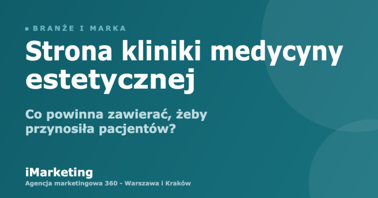 strona kliniki medycyny estetycznej